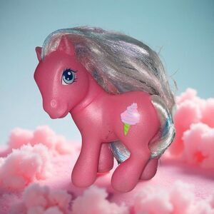 2002 My Little Pony MLP G3 Cotton Candy Hasbro Single Magnet PB1